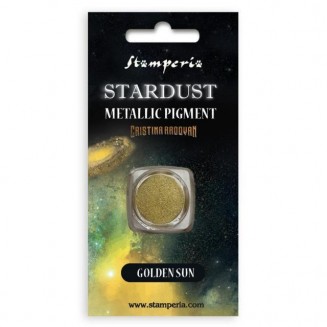 Stamperia Stardust Μεταλλική Χρωστική 0,5gr Goldern Sun