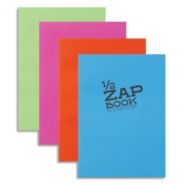 Clairefontaine Μπλοκ Σχεδίου 1/2 Zap Book 80 φύλλων A6 (10,5x14,8cm) 80gr