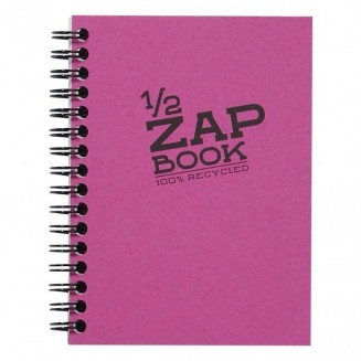 Clairefontaine Μπλοκ Σχεδίου 1/2 Zap Book Σπιράλ 80 φύλλων A6 (10,5x14,8cm) 80gr