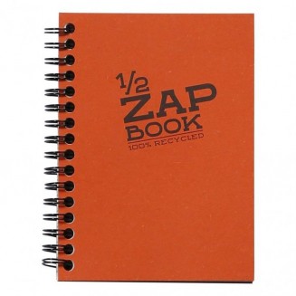 Clairefontaine Μπλοκ Σχεδίου 1/2 Zap Book Σπιράλ 80 φύλλων A5 (14,8x21cm) 80gr