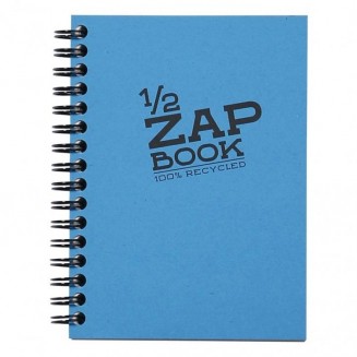 Clairefontaine Μπλοκ Σχεδίου 1/2 Zap Book Σπιράλ 80 φύλλων A5 (14,8x21cm) 80gr