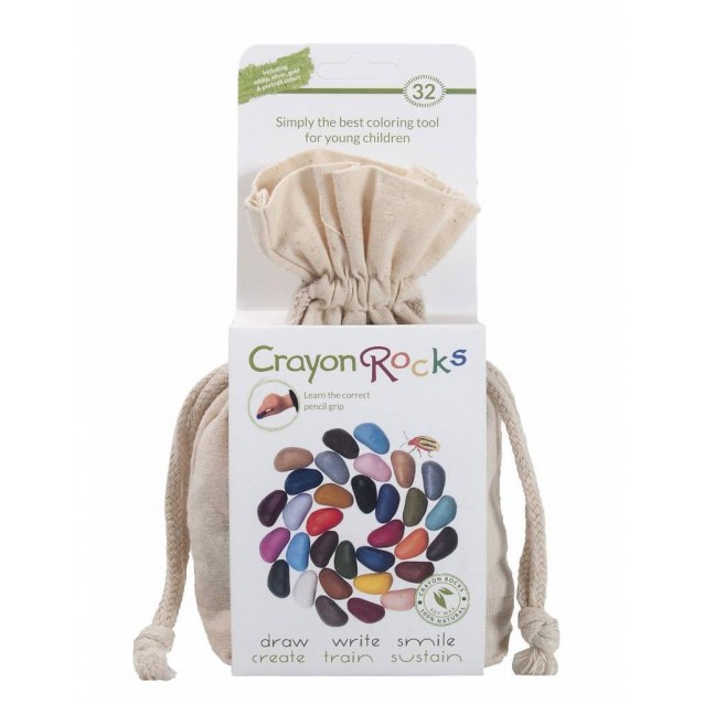 Crayon Rocks (Λαβή Ενίσχυσης Δεξιοτήτων) 32 Κηρομπογιές Σόγιας