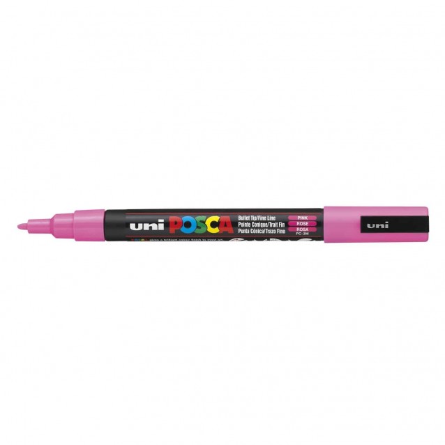 Posca Μαρκαδόρος PC-3M Λεπτό 0,9-1,3mm Ροζ