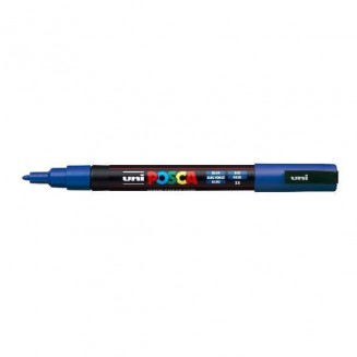 Posca Μαρκαδόρος PC-3M Λεπτό 0,9-1,3mm Μπλε