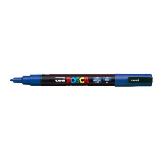 Posca Μαρκαδόρος PC-3M Λεπτό 0,9-1,3mm Μπλε