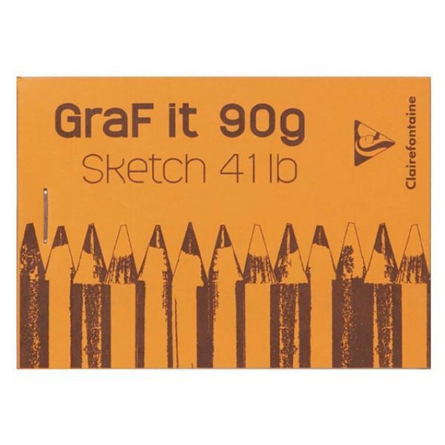 Clairefontaine Μπλοκ Σχεδίου Graf It 80 φύλλων A7 (7,4x10,5cm) 90gr