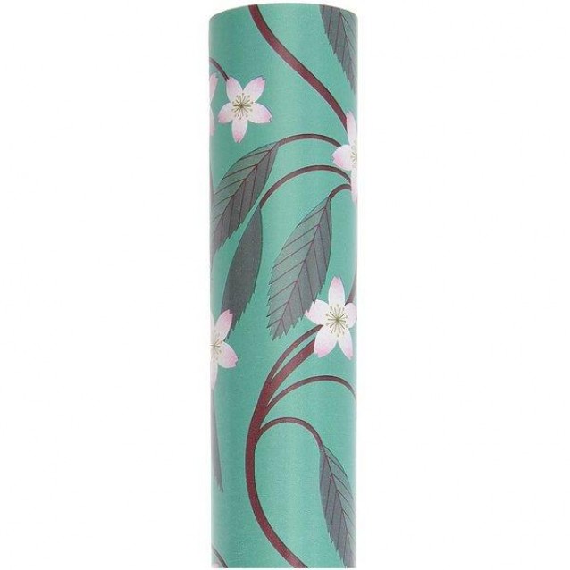 Rico Design Χαρτί Περιτυλίγματος 70x200cm Cherry Blossom Mint