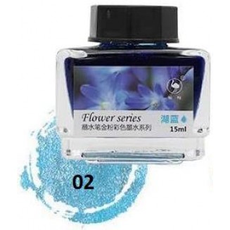 Ostrich 15ml Μελάνι Καλλιγραφίας Flower Series 02 Light Blue