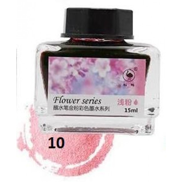 Ostrich 15ml Μελάνι Καλλιγραφίας Flower Series 10 Pink