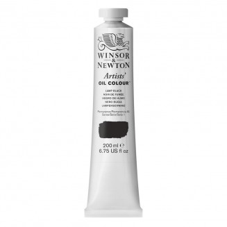 Winsor & Newton 200ml Artists Oil Series 1 Lamp Black