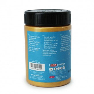 Mont Marte 300ml Studio Acrylic Gold