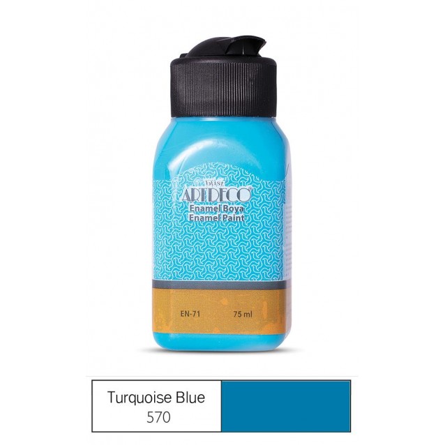 Artdeco 75ml Χρώμα για Γυαλί/Κεραμικό Turquoise Blue 570