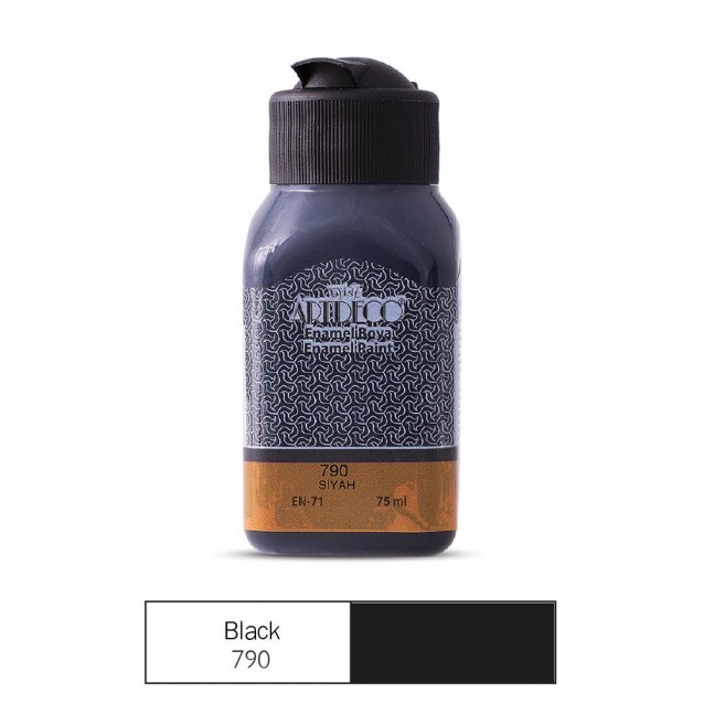 Artdeco 75ml Χρώμα για Γυαλί/Κεραμικό Black 790