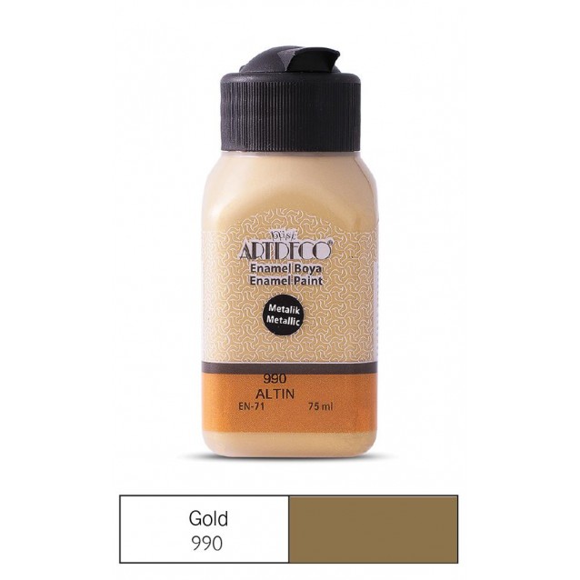 Artdeco 75ml Χρώμα για Γυαλί/Κεραμικό Gold 990