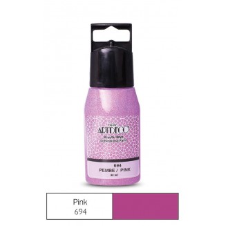 Artdeco 60ml Ακρυλικό Χρώμα 3D Liner Glitter Pink 694