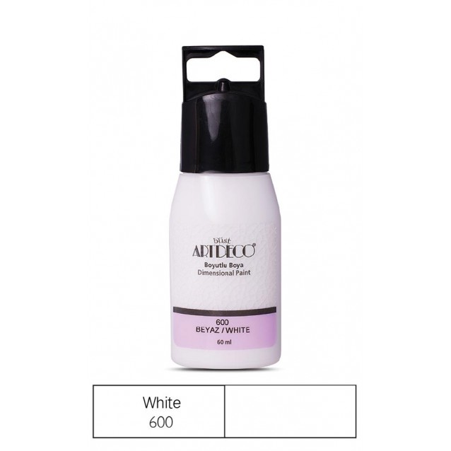 Artdeco 60ml Ακρυλικό Χρώμα 3D Liner White 600