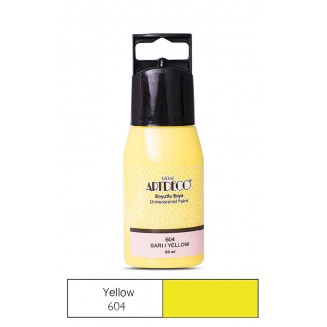 Artdeco 50ml Ακρυλικό Χρώμα 3D Liner Yellow 604