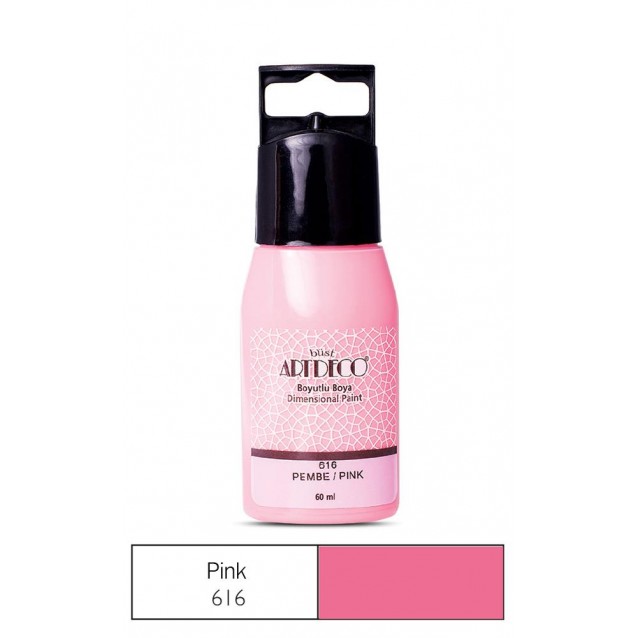 Artdeco 60ml Ακρυλικό Χρώμα 3D Liner Pink 616