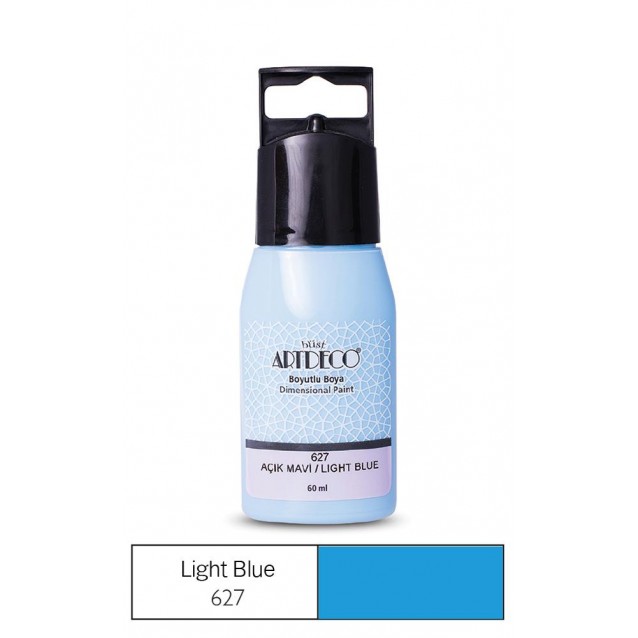 Artdeco 60ml Ακρυλικό Χρώμα 3D Liner Light Blue 627