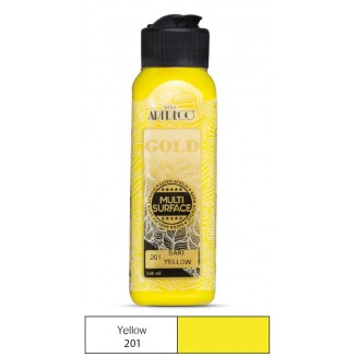 Artdeco Gold 140ml Ακρυλικό Multi Surface Yellow 201