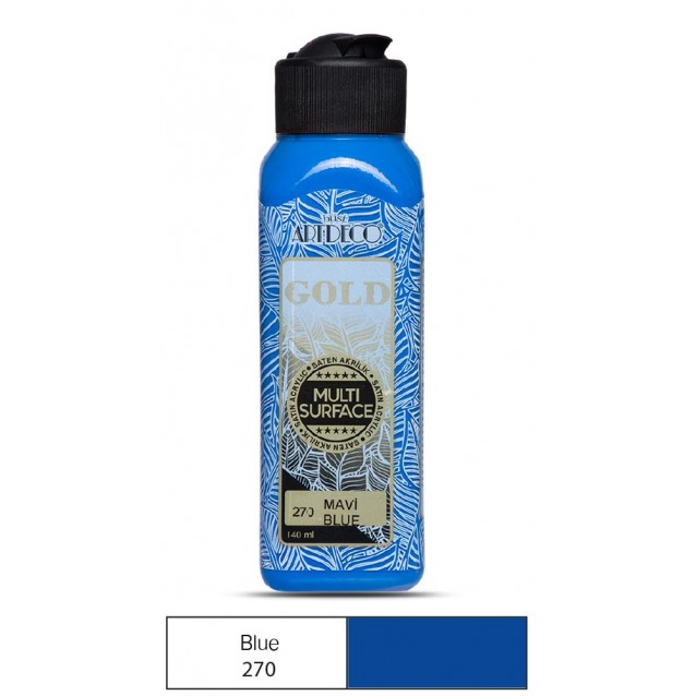 Artdeco Gold 140ml Ακρυλικό Multi Surface Blue 270