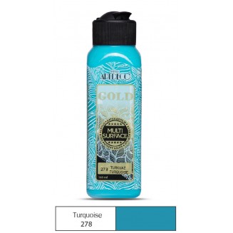 Artdeco Gold 140ml Ακρυλικό Multi Surface Turquoise 278