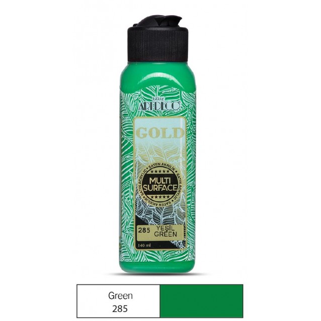 Artdeco Gold 140ml Ακρυλικό Multi Surface Green 285