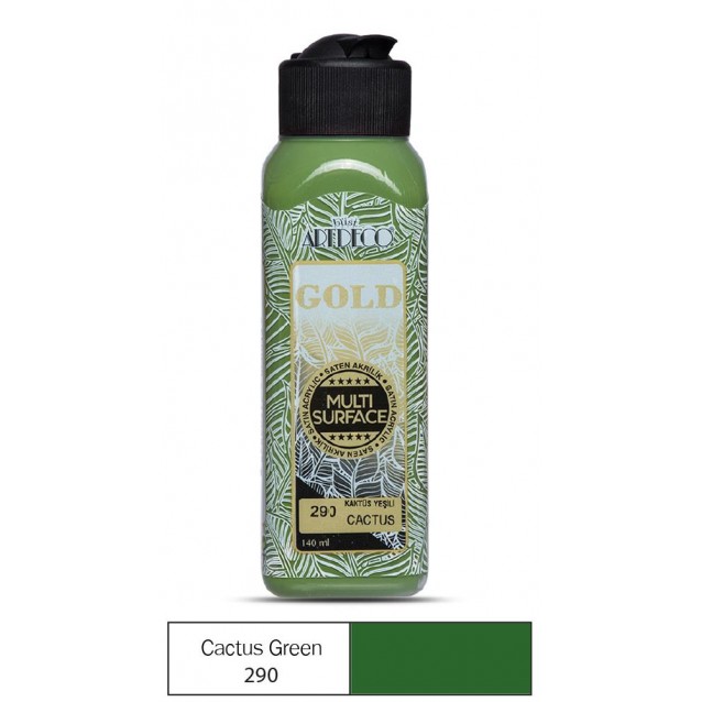 Artdeco Gold 140ml Ακρυλικό Multi Surface Cactus Green 290