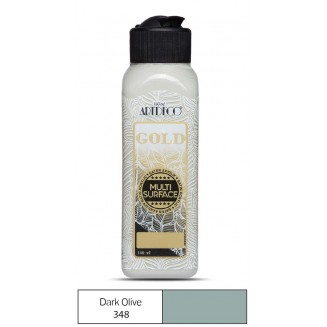 Artdeco Gold 140ml Ακρυλικό Multi Surface Dark Olive 348