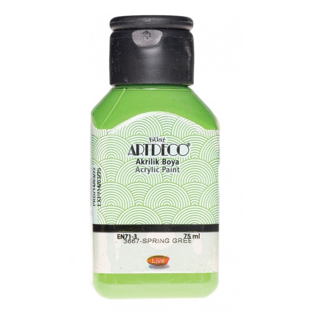 Artdeco 75ml Ακρυλικό Χρώμα Spring Green 3667