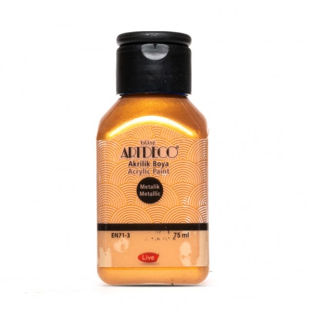 Artdeco 75ml Ακρυλικό Μεταλλικό Χρώμα Aztec Gold 3711