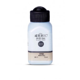 Artdeco 75ml Ακρυλικό Μεταλλικό Χρώμα Blue Pearly 3769