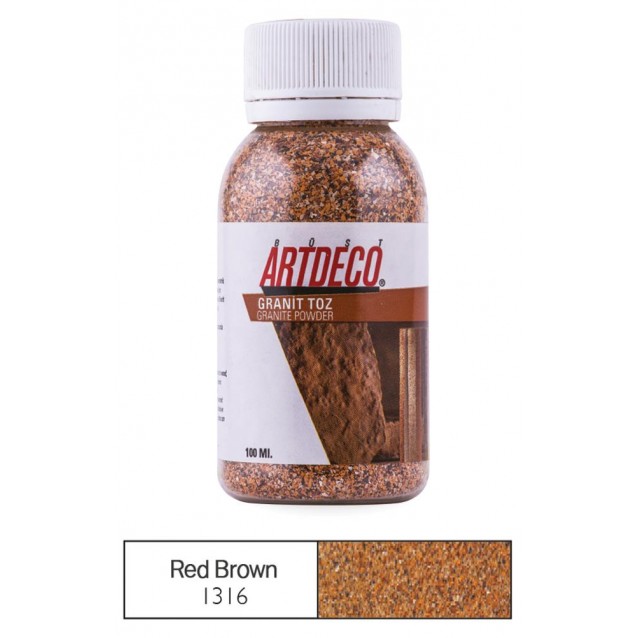 Artdeco 100ml Granite Powder Red Brown 1316