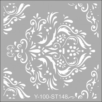 Artdeco Stencil 30x30cm Damask Border 149