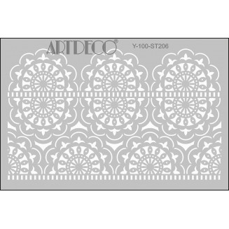 Artdeco Stencil A4 (21x29,7cm) Lace 1 206