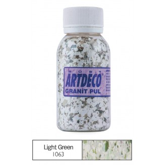 Artdeco 100ml Διακoσμ. Νιφάδες Μωσαϊκού Granite - Light Green 1063