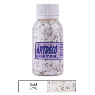 Artdeco 100ml Διακoσμ. Νιφάδες Μωσαϊκού Granite - Gold 1075