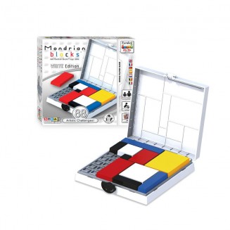 Ah! Ha Mondrian Block Λευκό