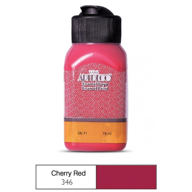 Artdeco 75ml Χρώμα για Γυαλί/Κεραμικό Cherry Red 346