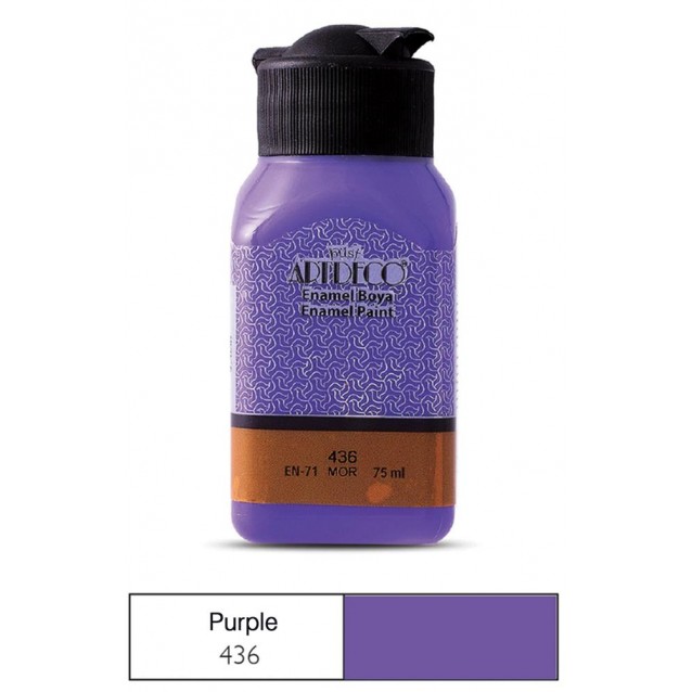 Artdeco 75ml Χρώμα για Γυαλί/Κεραμικό Purple 436