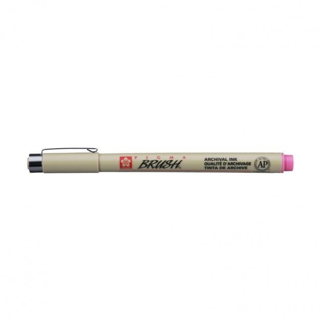 Sakura Pigma Brush Ροζ Μαρκαδοράκι Πινέλο