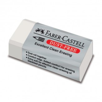 Faber Castell Γόμα Λευκή Dust Free