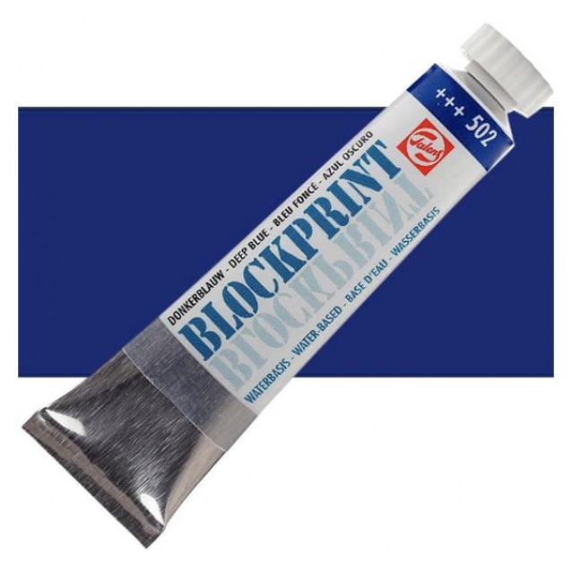 Talens 20ml Μελάνη Τυπώματος Blockprint No.502 Blue