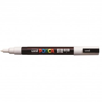 Posca Μαρκαδόρος PC-3M Λεπτό 0,9-1,3 mm Λευκό