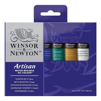 Winsor & Newton Κασετίνα με 6 Λάδια Νερού Artisan 21ml