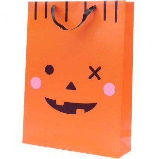 Rico Design Χάρτινη Τσάντα 33x45x10cm Κολοκύθα Halloween FSC