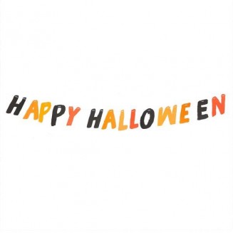 Rico Design Γιρλάντα με γράμματα 3m Happy Halloween FSC