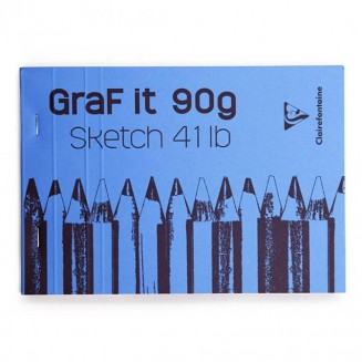 Clairefontaine Μπλοκ Σχεδίου Graf It 80 φύλλων A5 (14,8x21cm) 90gr