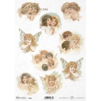 Itd. Collection Ριζόχαρτο Decoupage A4 (21x29,7cm) Christmas Angels II