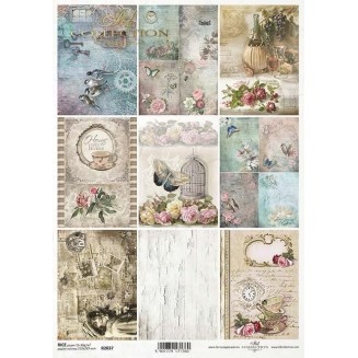 Itd. Collection Ριζόχαρτο Decoupage A4 (21x29,7cm) Vintage Style Decors